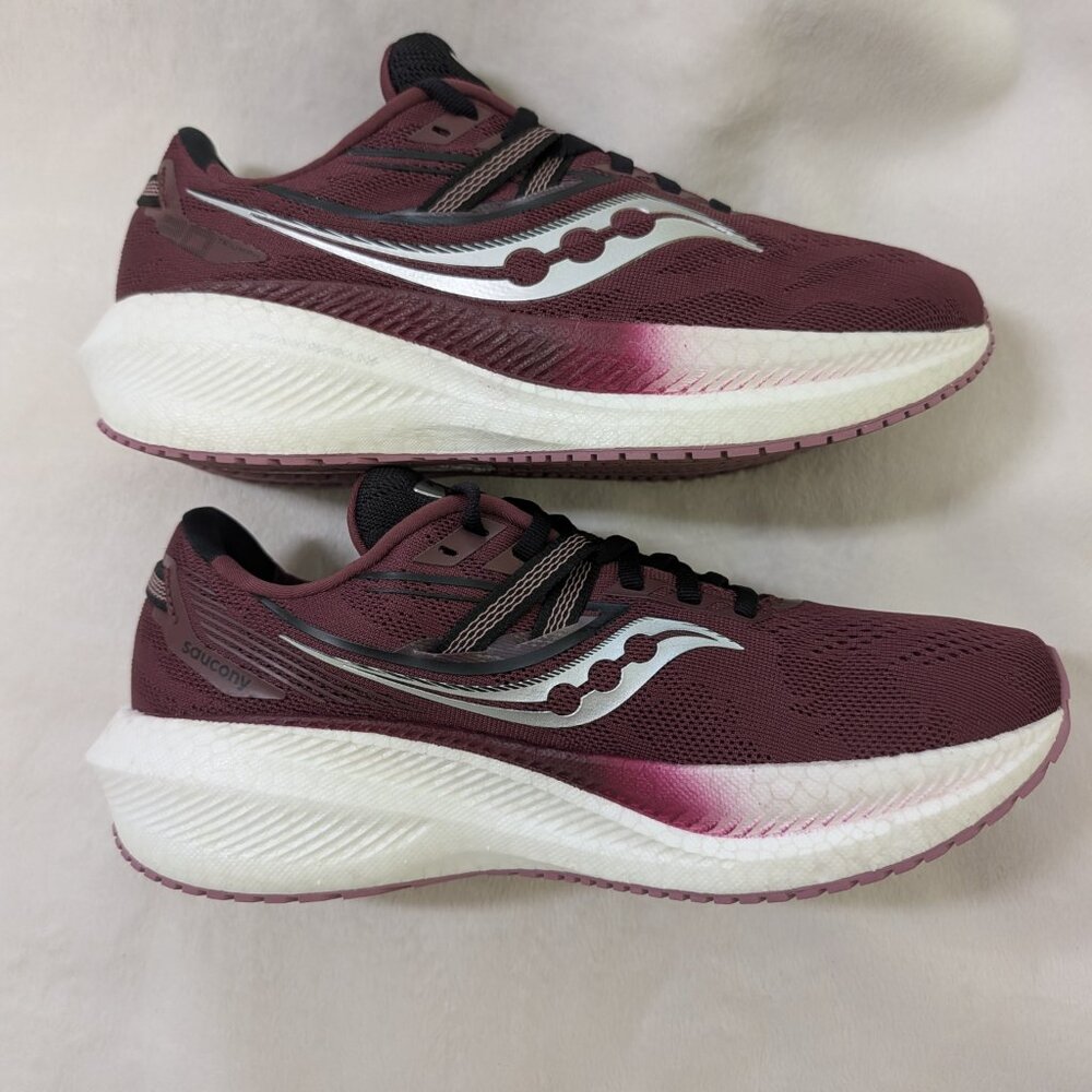 SAUCONY TRIUMPH 20 RUNNING - WMNS 9 - SUNDOWN ROSE - WORN ONCE